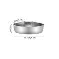 thumbnail image 5 of i Kito Divided Steamer Tray for Pot, Rice Cooker Steamer Plate Silver 3 Section Stainless Steel, 5 of 8