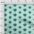 thumbnail image 2 of oneOone Cotton Poplin Twill Light Mint Green Fabric Tea Kettle Quilting Supplies Print Sewing Fabric By The Yard 56 Inch Wide-3R, 2 of 6