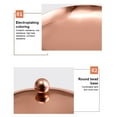 thumbnail image 3 of Unatoiry Candle Holder Round Candlestick Stand Birthday Decoration Pillar Plate Gold 1Set, 3 of 6