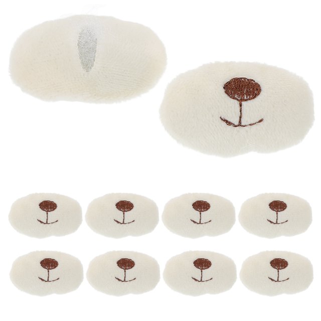 10 Uds. De tela de nariz Diy, Animal de nariz Diy para muñeco de peluche, ganchillo para animales