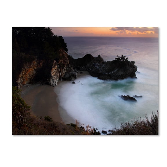 Trademark Fine Art "Mc Way Falls" Canvas Art by Pierre Leclerc