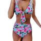 thumbnail image 1 of Gibobby Trajes de Baño para Mujer Traje de baño de dos piezas con estampado de selva tropical para mujer Bikini de playa Conjunto de dos piezas sexy(Rosa,M), 1 of 5