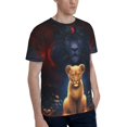 thumbnail image 5 of The Lion King Men's T Shirt 3D Graphic Hip Hop Unisex Tees Tops Casual Stylish Crew Neck Short Sleeve, 5 of 8