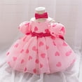 thumbnail image 5 of Rggeeun Baby Girls Dresses Casual Tutu Dress Toddlers Spring Summer Fall Dresses Sleeves Party Dresses Lovely O-Neck Sundress, 5 of 9