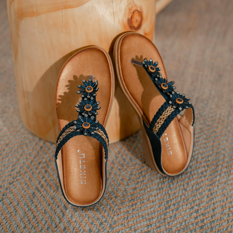 Women's Ladies Fashion Casual Solid Open Toe Platforms Sandals Beach Shoes  Black 6.2221 