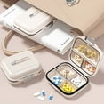 thumbnail image 2 of Portable Weekly Pill Organizer 7-Day 3 Times a Day Small Pill Box with Reminder for Travel & Daily Use Compact Plastic Medication Dispenser Storage Case, 2 of 9