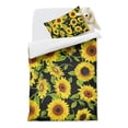 thumbnail image 2 of Sunflower Duvet Cover and Pillowcase Set for Single Bedding, Bedroom Accessories for Kids Teens, 2 of 5