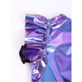 thumbnail image 5 of vastwit Toddler Girls Blouses Metallic Shirts Party Tops Ruffle Short Sleeve Tee Concert T-shirt Blue 3T, 5 of 7