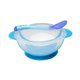 thumbnail image 1 of Vajilla Universal para niños, tazón giroscópico, platos de aprendizaje para bebés con ventosa, cuchara con detección de temperatura, tazón de alimentación para bebés, 1 of 4