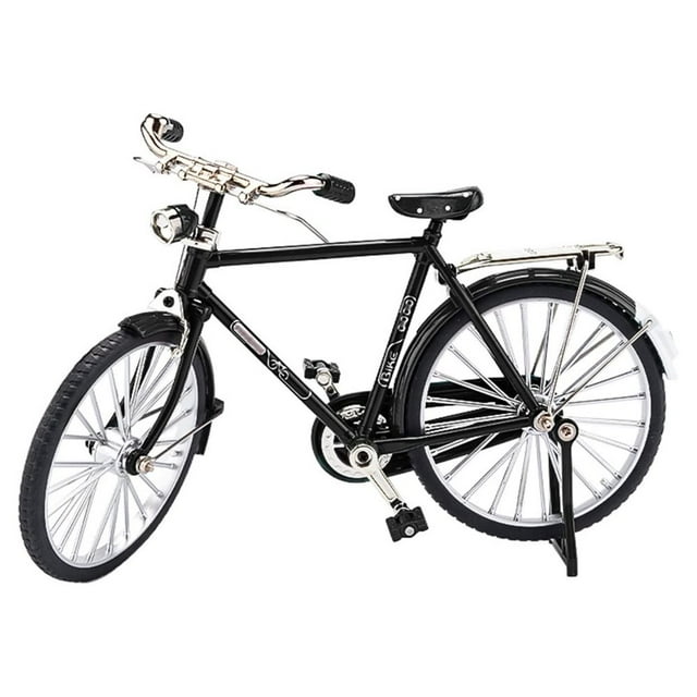 Jouet de Petite Bicyclette en Alliage Jouets de Petite Bicyclette Modèle Bricolage Modèle de Bicyclette Rétro Ornement Alliage Style Rétro Jouet de Vélo Classique