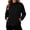 Black, variant on Huyun Womens Fleece Zip Up Jacket Lightweight Stand Collar Long Sleeve Athletic Running Jacket with Pockets Black,M