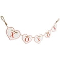 thumbnail image 3 of Northlight Hearts "XOXO" Valentine's Day Metal Banner - 32" - White and Red, 3 of 7