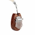 thumbnail image 2 of Kalimba mini de 8 teclas de madera de caoba de alta calidad, 2 of 5