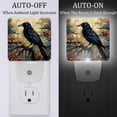 thumbnail image 2 of Crow LED Square Night Lights - Energy Efficient Bedside Lamp with Soft Glow and Auto Sensor, for Bedroom, Nursery, and Hallway - 200 Characters, 2 of 6