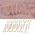 thumbnail image 2 of 12 Pcs Versatile Alloy Scarf Pins for Women Scarves Fixing Clasp Shawl Clips Accessory for Women, 2 of 11