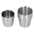 thumbnail image 2 of Coffee Cup, Rust-proof Corrosion- 180ml+300ml Beer Cup, Frosted Texture 2pcs For Beverage Cups Tea Cups, 2 of 8
