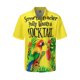 thumbnail image 3 of Camisas hawaianas de verano para hombre, divertidas, con estampado de pájaros, informal, con botones, para playa, manga corta, 3 of 5