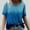 Dark Blue womens tops, variant on Wycnly Womens Tops Plus Size Loose Fit Breathable Fashion Ladies Tee Shirts Summer Casual Gradient Print V-Neck Short Sleeve Blouse Red l