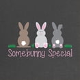 thumbnail image 2 of CafePress - Somebunny Special Maternity T Shirt - Maternity Dark T-Shirt, 2 of 3