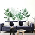 thumbnail image 5 of Tropical Leaves Wall Decals Removable Jungle Green Palms Tree Plant Wall Stickers for Living Room Kids Room Bedroom Playroom Decor, 5 of 6