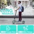 thumbnail image 3 of 350W Electric Scooter for Adults, 19MPH & 12-16 Miles Range, 8.5" Solid Tires, Foldable Commuting E-Scooter, 3 of 8