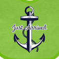 thumbnail image 4 of Inktastic Just Arrived Anchor Boys or Girls Baby Bib, 4 of 4