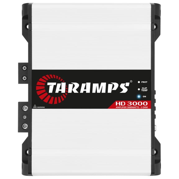Amplificador Taramp's HD 3000, 1 ohmio, 3000 W RMS, monobloque clase D