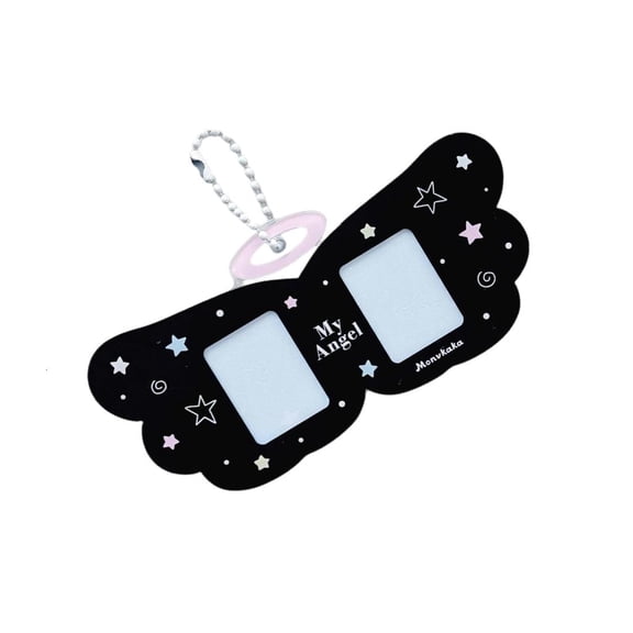 Giaone Photocard Holder,Lovely Credit Card Sleeve Pendant Keychain Badge Holder for /Identity Banks Cards