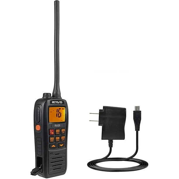 Retevis RA26 Walkie Talkies Marine Radios Micro USB Long Battery Life