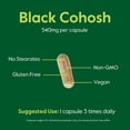 thumbnail image 5 of Bestvite Black Cohosh 540mg (240 Vegetarian Capsules) - No Stearates - No Fillers - Vegan - Non GMO - Gluten Free, 5 of 6
