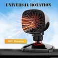 thumbnail image 4 of Car Heater, 12 V Winter Portable Car Heater, 2-in-1 Fast Heating Car Defroster Defogger with Heating and Cooling Function, 360 Rotating Car Heater wit, 4 of 5
