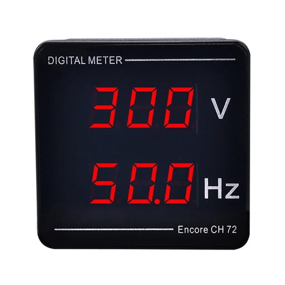MOMOJIA LED Display Voltage Frequency Detector Tester Gauges Quick Installation for Home