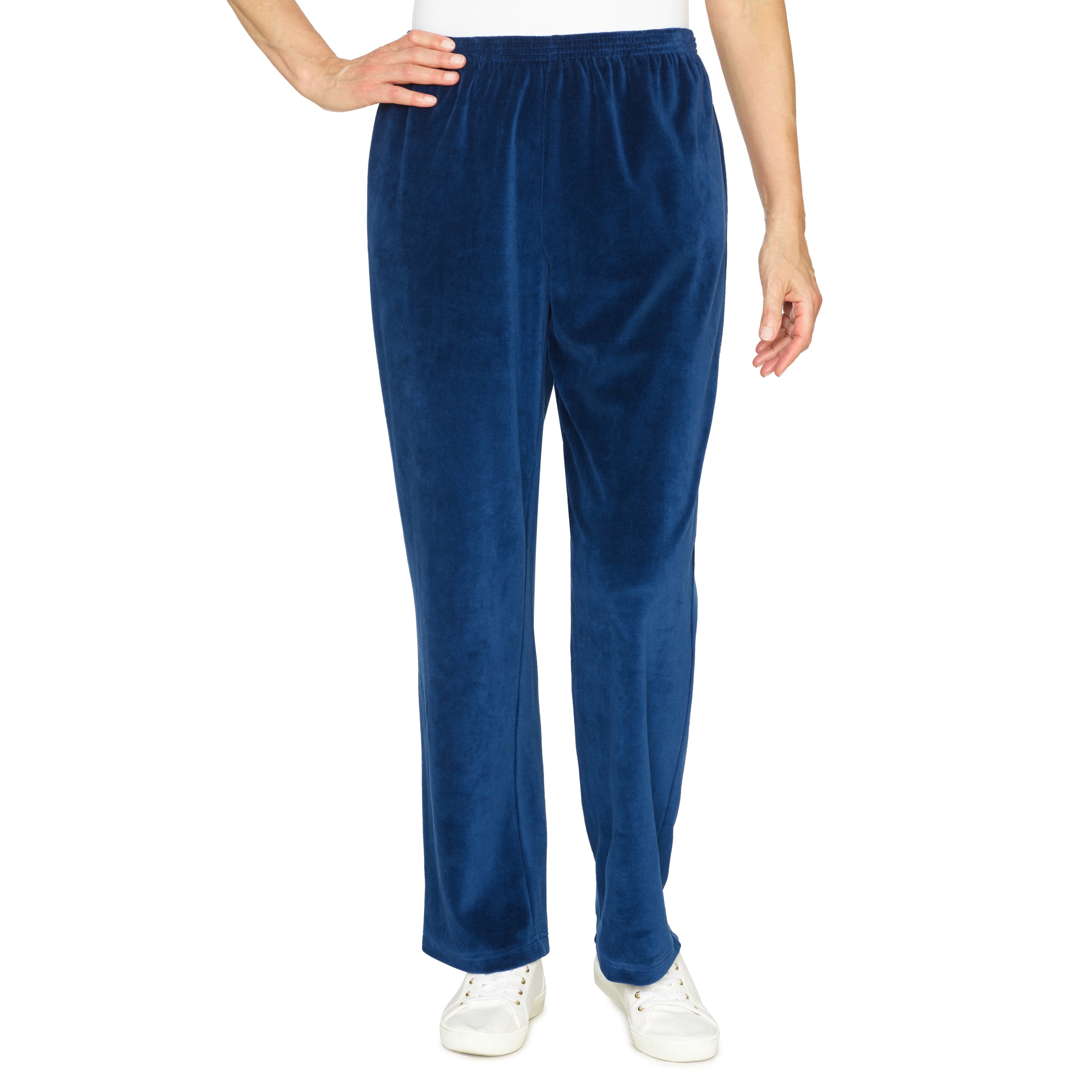 Alfred Dunner Womens Petite Velour 