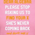 thumbnail image 3 of CafePress - Dear Algebra T Shirt - Women's Traditional Fit Dark T-Shirt, 3 of 4