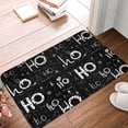 thumbnail image 4 of Vsdgher Ho-Ho-Ho 2 Flannel Anti-Slip Floor Mat Comfort Mat Outdoor Rug, Indoor Outdoor Rugs for Home, Office, Laundry 16''x24''in, 4 of 7