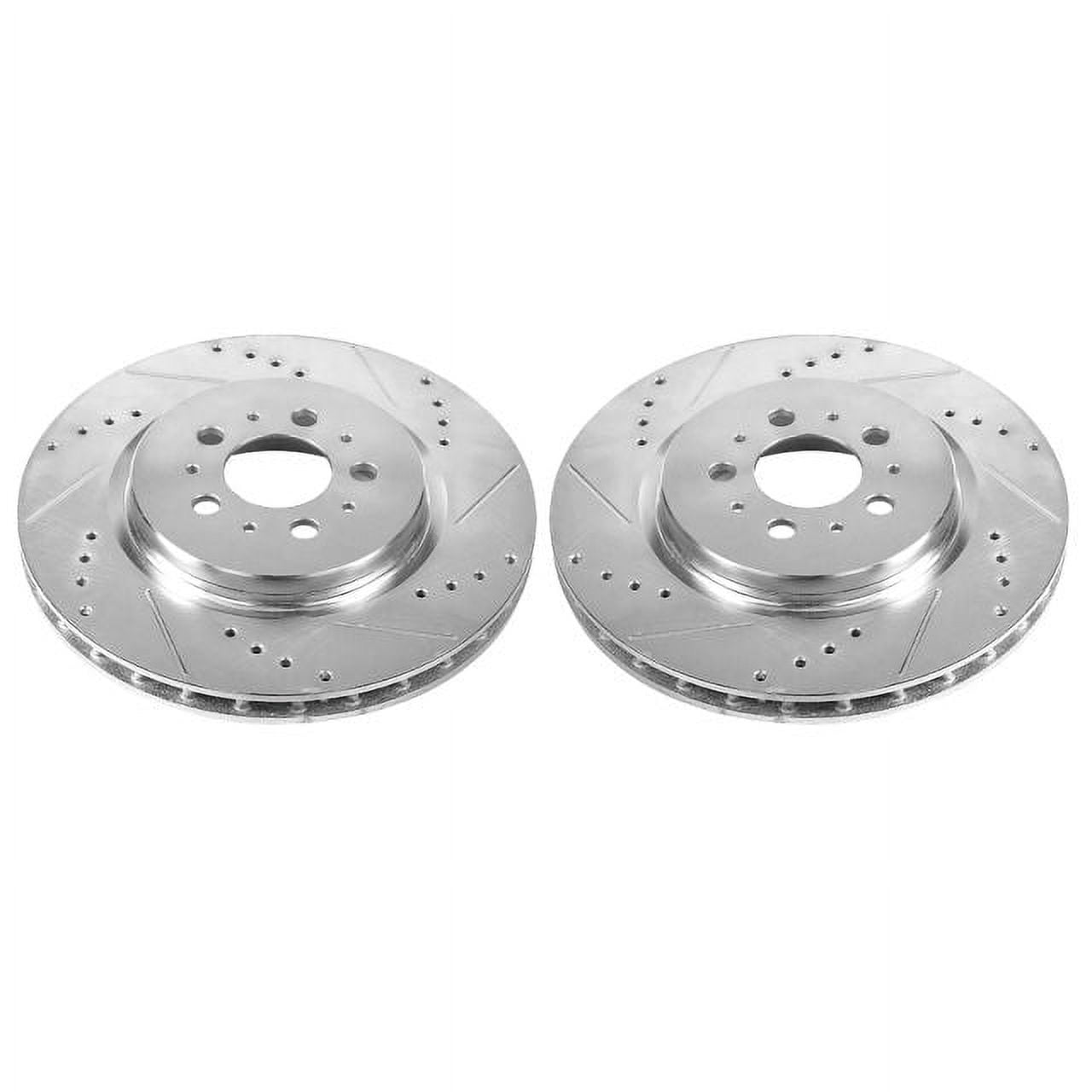 Power Stop EBR1071XPR Evolution Drilled & Slotted Rotors -Rear