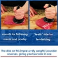 thumbnail image 3 of 2Pcs Reversible Meat Tenderizer and Pounder, Dual Sided Meat Tenderizer, Hamburger Patty Maker, 3 of 8