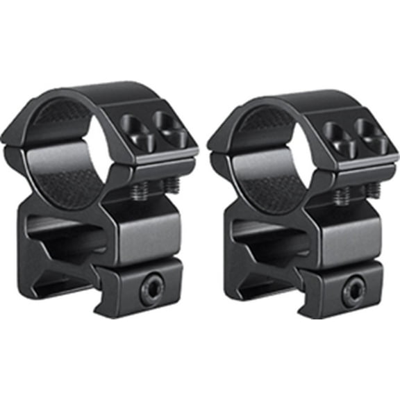 Hawke Sport Optics Match Series Weaver Scope Rings - 2 Pieces, 1in, Medium, Black