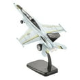 thumbnail image 2 of TISHITA 1/100 F18 Fighter Model Aircraft Model Tabletop Decor for Living Room light blue, 2 of 8