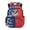 American Flag, variant on HELLHERO Blue Star Zaino per bambini per la scuola with Lightweight, Multi-Pocket multi-tasche 17 Inch Backpacks for Hiking College