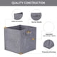 thumbnail image 4 of Wdftyju Contenedores de canasta de almacenamiento - Cajas de almacenamiento plegables de tela plegables Contenedores de cubos Wdftyju 6rj6mr0aw2fz6wx4, 4 of 9
