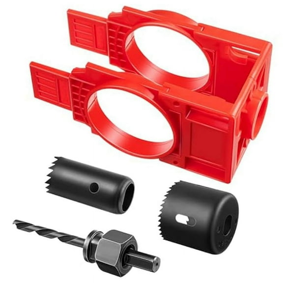 Door Lock Installation Kit,Door Hole Drilling Kit for Wooden Doors,Door Saw Knob