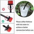 thumbnail image 3 of 200Pcs Adjustable Irrigation Dripper Nozzle, 360 Degree Adjustable Flow Rate Drip Irrigati, 3 of 5