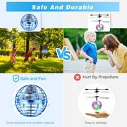 Flying Ball Toys, Hover Orb Ball, New Upgraded Magic Controller Mini Ball Brings Magic into Reality, Hand Operated Balls RGB Lights Spinner 360 Rotating Spinning UFO for Kids Adults