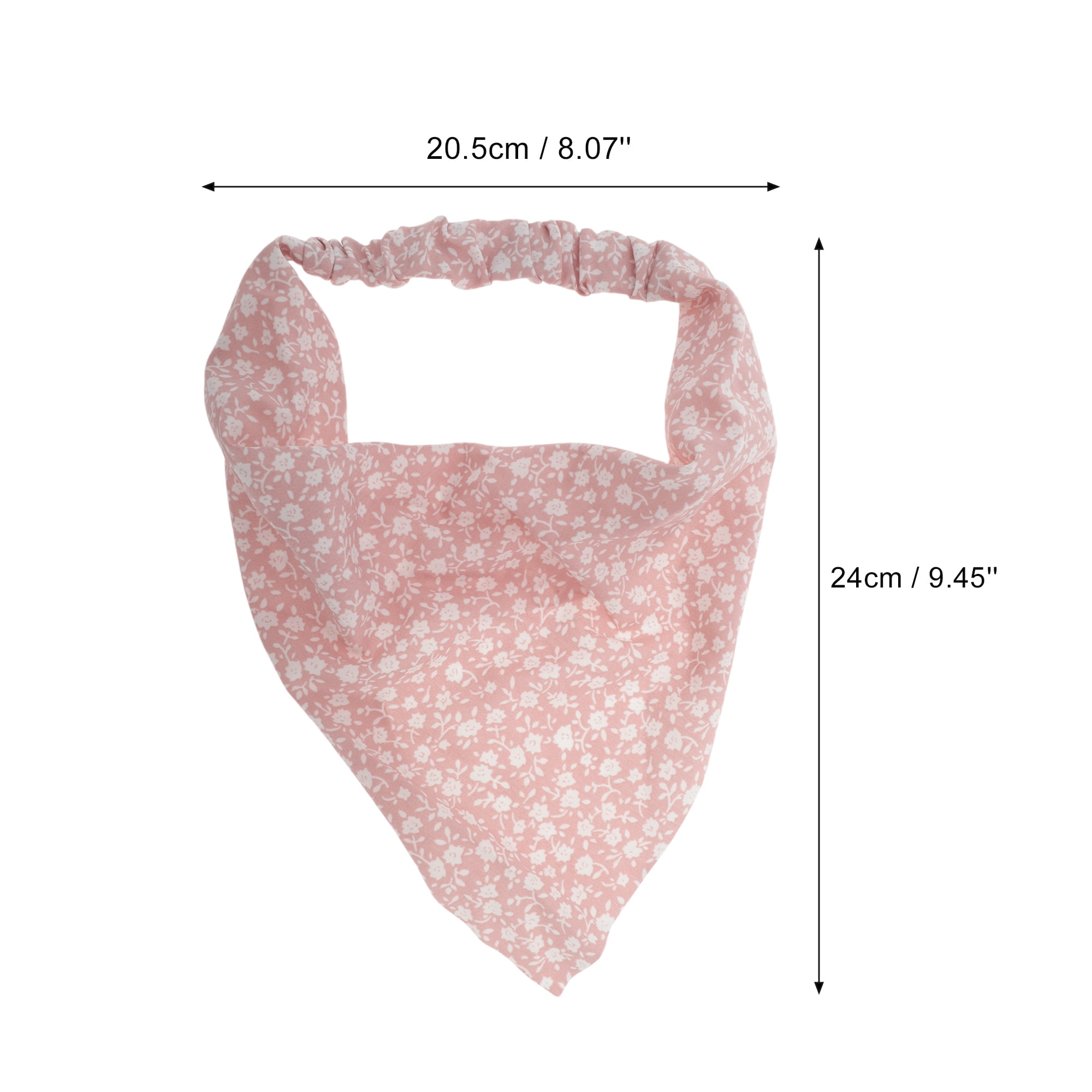 Unique Bargains 1pc Stylish and Comfortable Grace Floral Headwrap Pink
