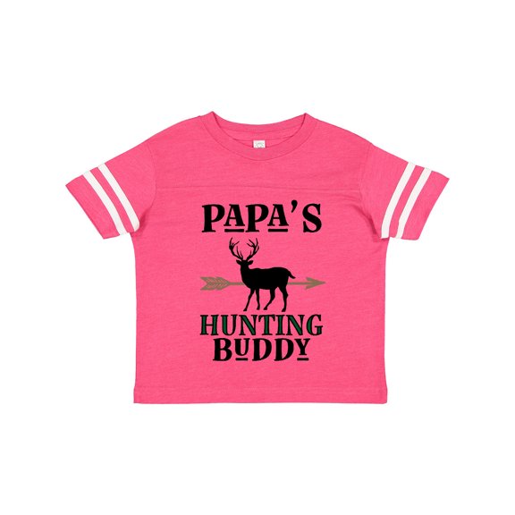 Inktastic Papa Hunting Buddy Bow Hunter Boys or Girls Toddler T-Shirt