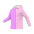 thumbnail image 4 of Xdegoge Big Boys Sun Protection Hooded Shirt Color Block Splicing Design Long Sleeve Summer Cooling Top With Thumb Holes Quick Dry Breathable Sport Activewear, 4 of 6