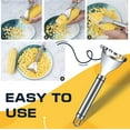 thumbnail image 3 of Corn Peeler Corn Planer Corn Kernel Remover Tool Magic Corn Stripper Tool Corn Cutter Corn Scraper, 3 of 7