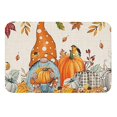 thumbnail image 1 of Giyblacko Carpet Door Mats Entry Way Door Mat Indoor Thanksgiving Welcome Happy Ha Rvest Happy Fall Pumpkin Print Color Block Non Slip Funny Rugs, 1 of 1
