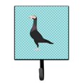 thumbnail image 1 of English Carrier Pigeon Blue Check Leash or Key Holder, 1 of 1